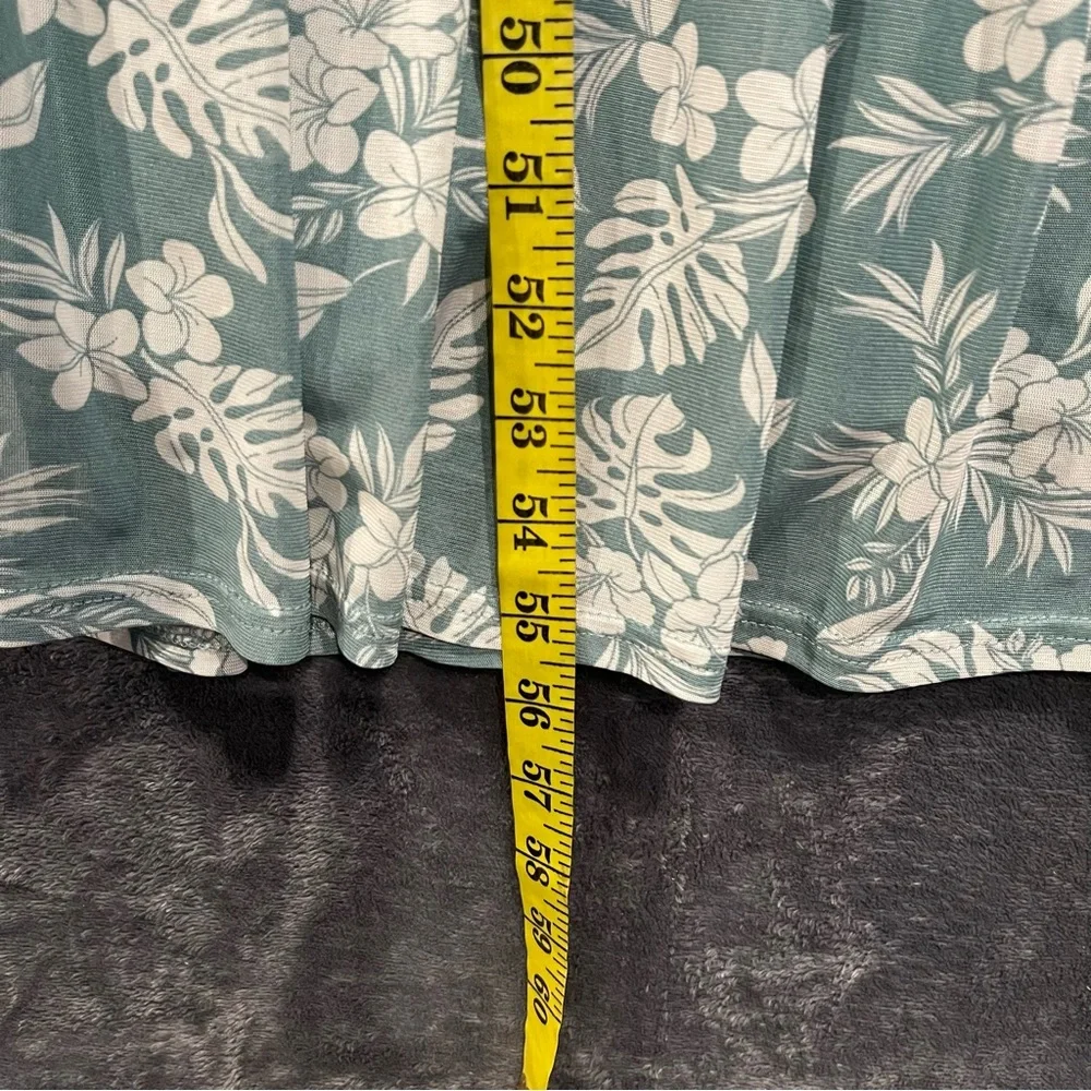 Siren Lily Women Petite XL Maxi Floral Dress Smocked Tiered Lined Boho Resort - Picture 10 of 15
